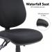 Vantage 200 3 lever asynchro operators chair with no arms - black V200-00-K