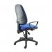 Vantage 200 3 lever asynchro operators chair with fixed arms - blue V201-00-B