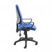 Vantage 200 3 lever asynchro operators chair with fixed arms - blue V201-00-B