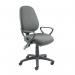 Vantage 200 3 lever asynchro operators chair with fixed arms - charcoal V201-00-C