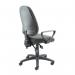 Vantage 200 3 lever asynchro operators chair with fixed arms - charcoal V201-00-C