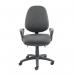 Vantage 200 3 lever asynchro operators chair with fixed arms - charcoal V201-00-C