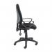 Vantage 200 3 lever asynchro operators chair with fixed arms - black V201-00-K