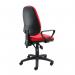 Vantage 200 3 lever asynchro operators chair with fixed arms - red V201-00-R