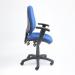 Vantage 200 3 lever asynchro operators chair with adjustable arms - blue V202-00-B