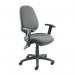 Vantage 200 3 lever asynchro operators chair with adjustable arms - charcoal V202-00-C