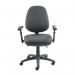 Vantage 200 3 lever asynchro operators chair with adjustable arms - charcoal V202-00-C