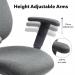 Vantage 200 3 lever asynchro operators chair with adjustable arms - charcoal V202-00-C