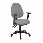 Vantage 200 3 lever asynchro operators chair with adjustable arms - grey