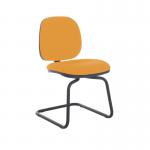 Jota fabric visitors chair with no arms - Solano Yellow VC00-000-YS072