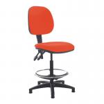 Jota draughtsmans chair with no arms - Tortuga Orange