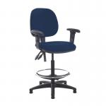 Jota draughtsmans chair with adjustable arms - Costa Blue VD22-000-YS026