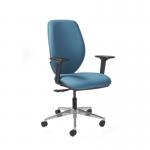 Virgil fabric task chair, integrated seat slide, back height adjustment, synchronised mechanism, 4D adjustable arms - made to order VG46-CS0