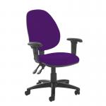 Jota high back PCB operator chair with adjustable arms - Tarot Purple VH12-000-YS084