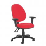Jota high back PCB operator chair with adjustable arms - Belize Red VH12-000-YS105