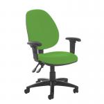 Jota high back PCB operator chair with adjustable arms - Lombok Green VH12-000-YS159