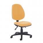 Jota high back asynchro operators chair with no arms - Solano Yellow VH20-000-YS072