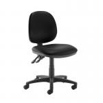 Jota medium back PCB operators chair with no arms - Nero Black vinyl