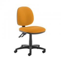 Cheap Stationery Supply of Jota medium back PCB operators chair with no arms - Solano Yellow Office Statationery