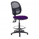 Jota mesh back draughtsmans chair with no arms - Tarot Purple VMD20-000-YS084