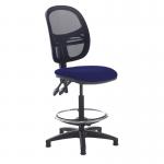 Jota mesh back draughtsmans chair with no arms - Ocean Blue VMD20-000-YS100