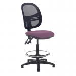 Jota mesh back draughtsmans chair with no arms - Bridgetown Purple VMD20-000-YS102
