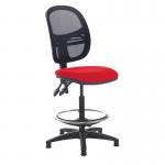 Jota mesh back draughtsmans chair with no arms - Belize Red VMD20-000-YS105