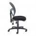 Jota Mesh medium back operators chair with no arms - black VMH10-000-BLK