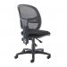 Jota Mesh medium back operators chair with no arms - black VMH10-000-BLK