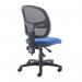 Jota Mesh medium back operators chair with no arms - blue VMH10-000-BLU