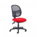 Jota Mesh medium back operators chair with no arms - Belize Red