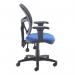 Jota Mesh medium back operators chair with adjustable arms - blue VMH12-000-BLU