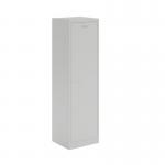 Steel clean and dirty locker with 1 shelf - grey with grey door WKCD181G