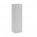 Steel clean and dirty locker with 1 shelf - grey with grey door WKCD181G