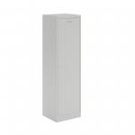 Steel clean and dirty locker with 1 shelf - grey with grey door WKCD181G
