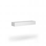 Wooden planter 1600mm wide to fit on side-by-side wooden lockers - white WPLD-WH