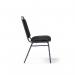 Yin classic back banqueting stacking chair - charcoal YIN100K-C