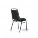 Yin classic back banqueting stacking chair - charcoal YIN100K-C