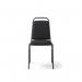 Yin classic back banqueting stacking chair - charcoal YIN100K-C