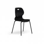 Zara - Multi-Purpose Chair Anthracite, 4 Legged Black Base ZAR100-AR-K