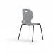 Zara - Multi-Purpose Chair Grey, 4 Legged Black Base ZAR100-GR-K