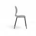 Zara - Multi-Purpose Chair Grey, 4 Legged Black Base ZAR100-GR-K
