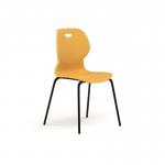 Zara - Multi-Purpose Chair Marigold, 4 Legged Black Base ZAR100-MG-K