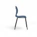 Zara - Multi-Purpose Chair Steel Blue, 4 Legged Black Base ZAR100-SB-K