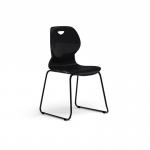 Zara - Multi-Purpose Chair Anthracite, Sled Black Base ZAR101-AR-K