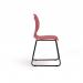 Zara - Multi-Purpose Chair Coral, Sled Black Base ZAR101-CR-K