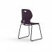 Zara - Multi-Purpose Chair Grape, Sled Black Base ZAR101-GP-K