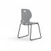 Zara - Multi-Purpose Chair Grey, Sled Black Base ZAR101-GR-K