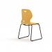 Zara - Multi-Purpose Chair Marigold, Sled Black Base ZAR101-MG-K