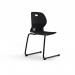 Zara - Multi-Purpose Chair Anthracite, Reverse Cantilever Black Base ZAR102-AR-K